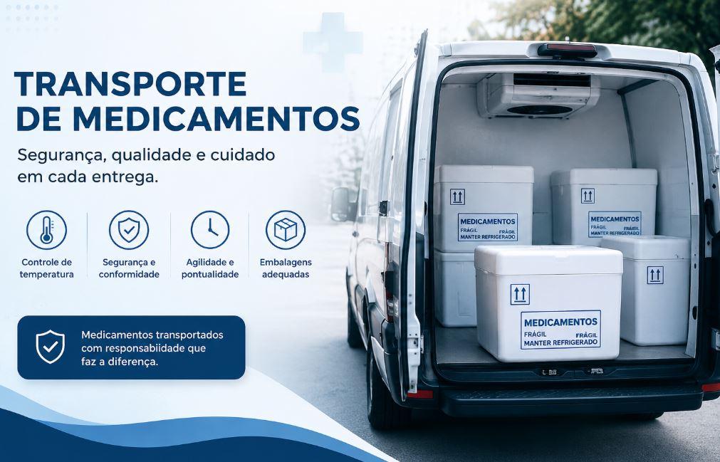 Quais são as melhores práticas para transportar insumos médicos?